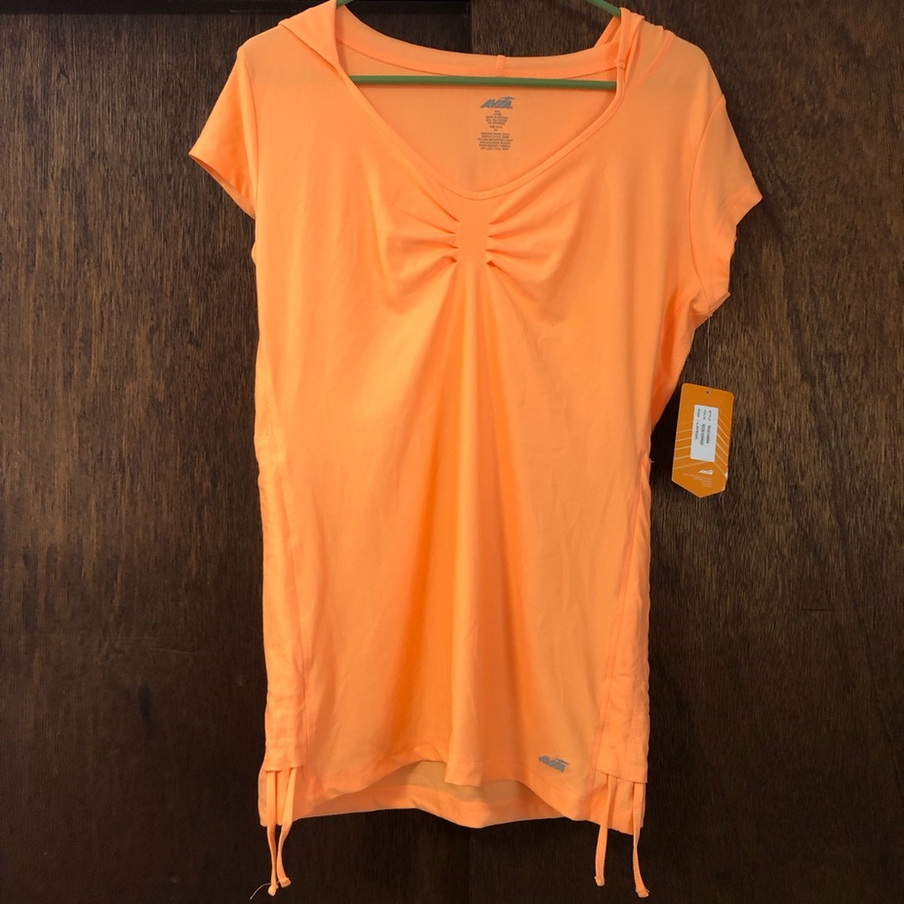 Avia Women's Bright Orange Short Sleeve Top